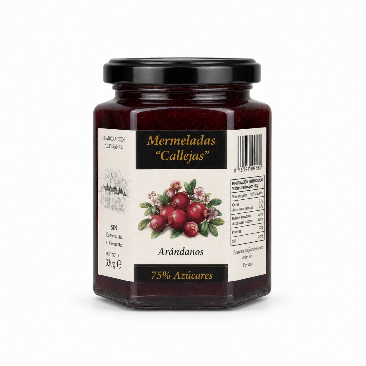 Mermelada Arándanos Rojos
